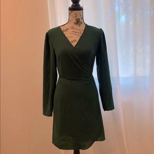 TopShop Emerald Green Wrap Dress